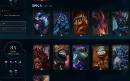 CONTA LOL LV 40 - 122 CHAMPS - 82 SKINS - PRATA V