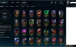 Conta league of legends GOLD