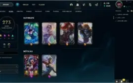 CONTA UNRANK, SEM BAN, 270 SKINS, LVL 271