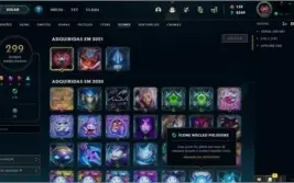CONTA UNRANK, SEM BAN, 270 SKINS, LVL 271