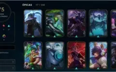 Conta de lol ( League of Legends) 75 skins. todos campeões.