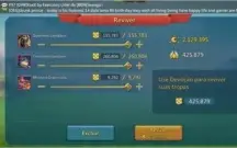 Conta lords mobile t4 e pacto 4 liberado  poder atual 271M