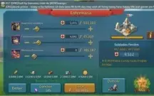 Conta lords mobile t4 e pacto 4 liberado  poder atual 271M