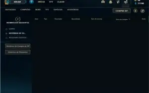 Conta Unranked com 52 champs e 14 Skins
