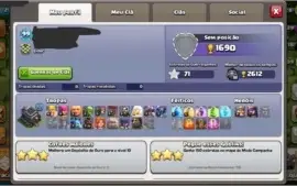 Conta variadas Clash of Clans !