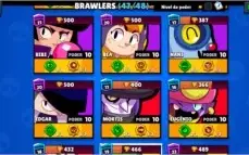 Conta Brawl Stars full 21k+  5k de gold 47/48 brawlers