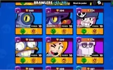 Conta Brawl Stars full 21k+  5k de gold 47/48 brawlers