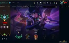 Conta De Lol Com 542 Skins, Esmeralda E Com Mmr Positivo