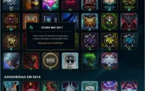 Conta top + de 320 skins all champs muitos anos de conta
