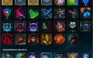 Conta top + de 320 skins all champs muitos anos de conta