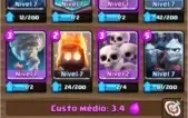 Conta de flash Royale arena 7 com uma lendária