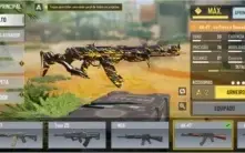 Venda de conta do COD Mobile com varias skins raras.