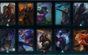 conta lol level 196, 70 skin e mmr bom gold 1