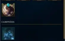 conta lol level 196, 70 skin e mmr bom gold 1