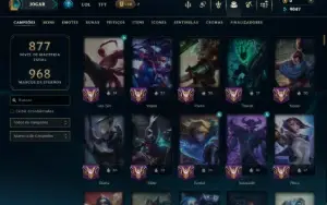 Prata 2 com TODOS os Champs e 247 Skins + Skins no Valorant
