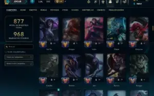 Prata 2 com TODOS os Champs e 247 Skins + Skins no Valorant