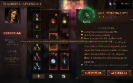 Diablo Immortal Necro 60(89), Combate 12317; Resso 1035!