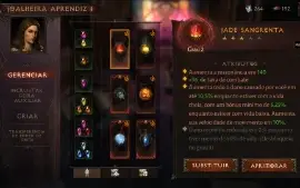 Diablo Immortal Necro 60(89), Combate 12317; Resso 1035!