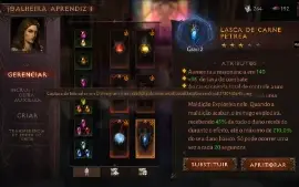 Diablo Immortal Necro 60(89), Combate 12317; Resso 1035!