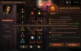 Diablo Immortal Necro 60(89), Combate 12317; Resso 1035!