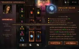 Diablo Immortal Necro 60(89), Combate 12317; Resso 1035!