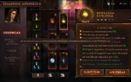 Diablo Immortal Necro 60(89), Combate 12317; Resso 1035!
