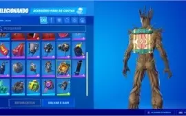 Conta Fortnite 25 skins, com passe temporada 4 comprado