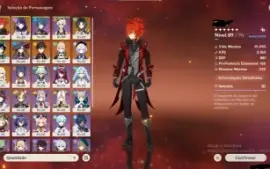 Genshim Impact AR55(Rainden,Xiao,Vent ...) Diluc C2 Com Skin