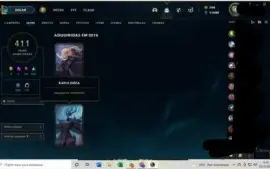 CONTA LOL DIAMANTE 4 256 SKINS (SINGED PELOTÃO RIOT)