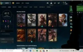 CONTA LOL DIAMANTE 4 256 SKINS (SINGED PELOTÃO RIOT)