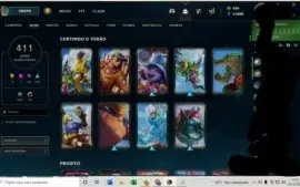 CONTA LOL DIAMANTE 4 256 SKINS (SINGED PELOTÃO RIOT)