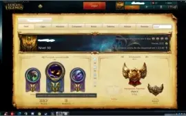 Conta lol 84 skins 86 campeões ouro V season 5 e 6.