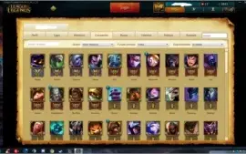 Conta lol 84 skins 86 campeões ouro V season 5 e 6.