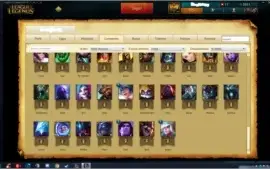 Conta lol 84 skins 86 campeões ouro V season 5 e 6.