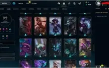 Conta League of Legends, Level 139, 92 Skins, 90 Champs