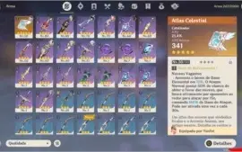 AR48 / 5* XIAO, VENTI, ATLAS CELESTIAL E OUTROS