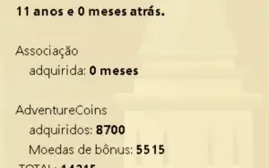 CONTA AQW // CRIADA: 12 de março de 2010