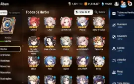 7 Ml Lv 70 Muitos Recursos E Personagens