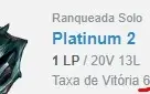 CONTA PLAT 2 COM 35 CHAMPS E 10 SKINS