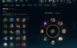 Esmeralda 4 com 130 Champs e 43 Skins + 2 Fragmentos