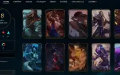 Conta League of Legends Full Acesso - 107 Champs e 48 Skins