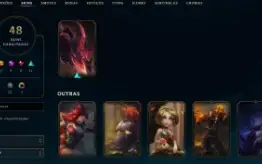 Conta League of Legends Full Acesso - 107 Champs e 48 Skins