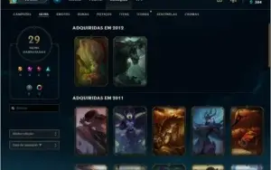 Conta Lol Alistar Negro e Ufo corki  * SUPER RARA*