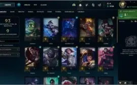 Conta LoL, Smurf, Platina II, 62% de Win Rate