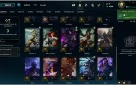 Conta LoL, Smurf, Platina II, 62% de Win Rate