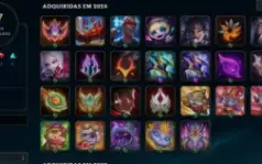 conta mono khazix atual master ex grao mestre com todas skin