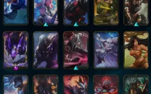 conta mono khazix atual master ex grao mestre com todas skin