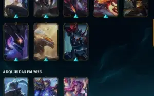 conta mono khazix atual master ex grao mestre com todas skin