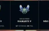 Conta Diamante no LoL