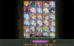 CONTA SEVEN DEADLY SINS: GRAND CROSS 7DS